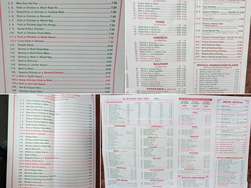 Kin Lam Kitchen Menu