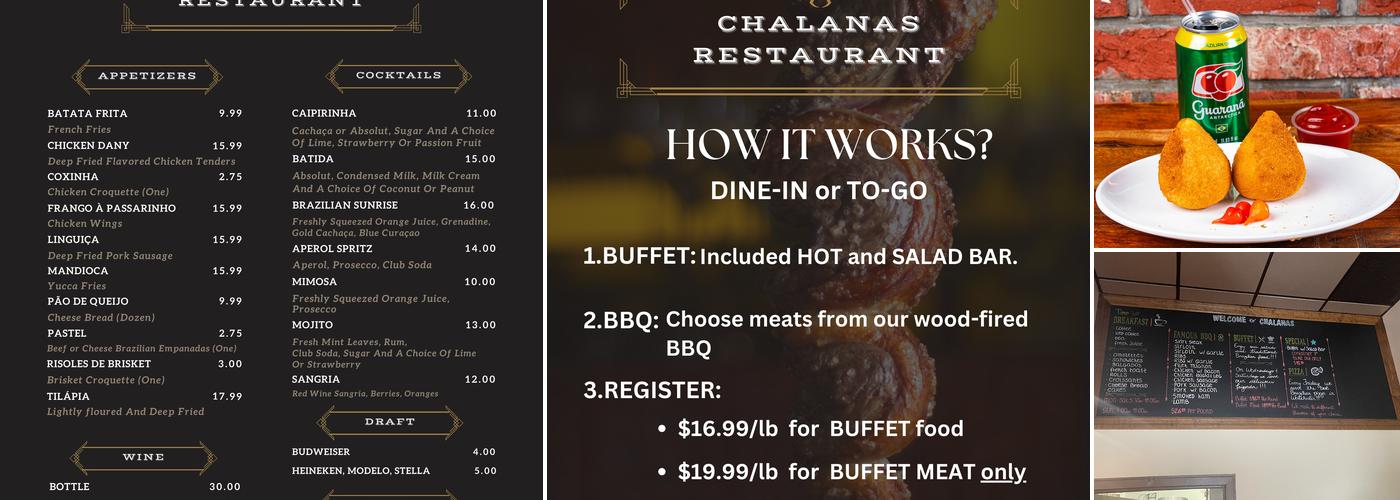 Chalanas bbq Menu