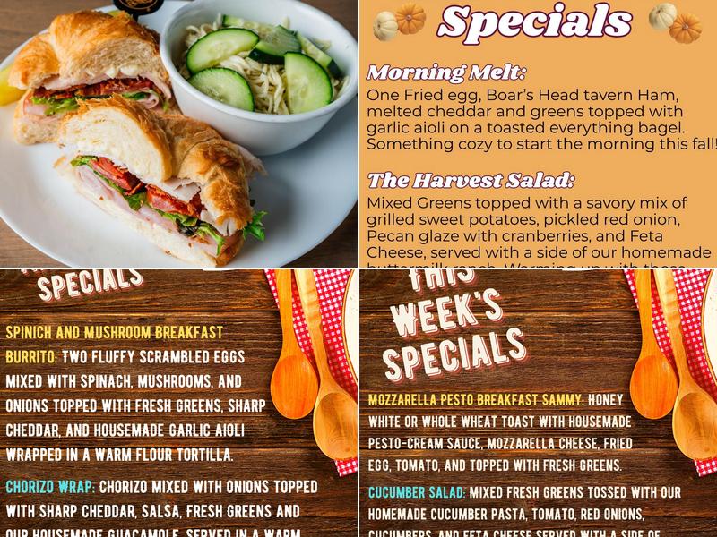 Java Dock Cafe' Menu