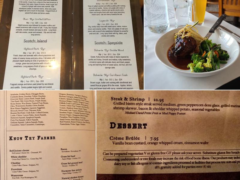 Twisted Willow Restaurant Menu