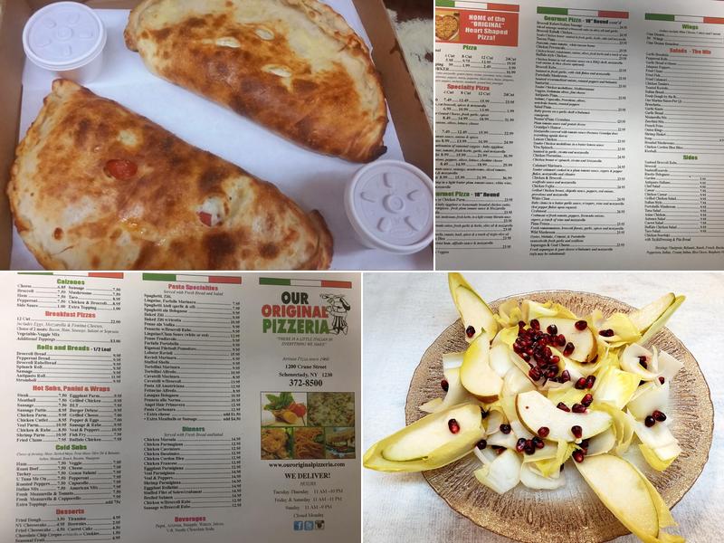 Our Original Pizzeria Menu