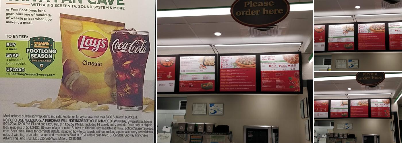 Subway Menu
