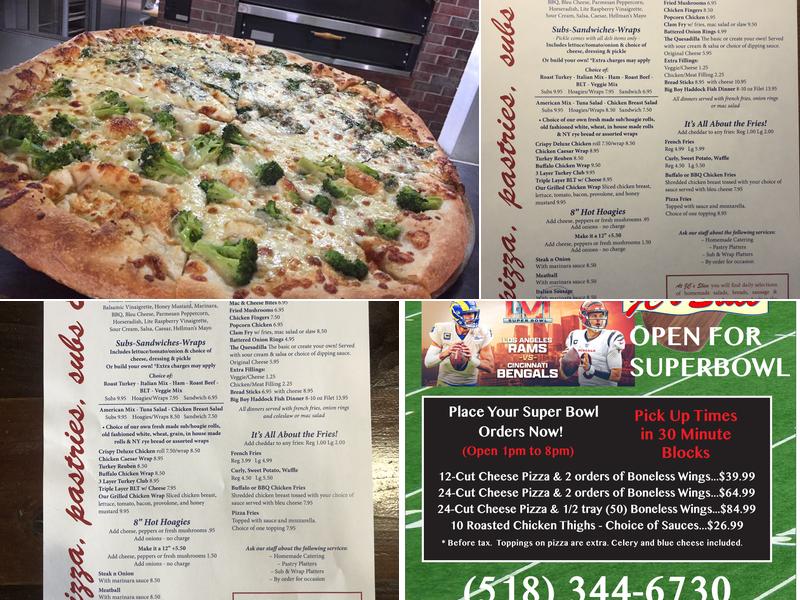 JC’s Slice Menu