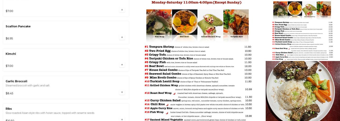 Fresh Side Menu