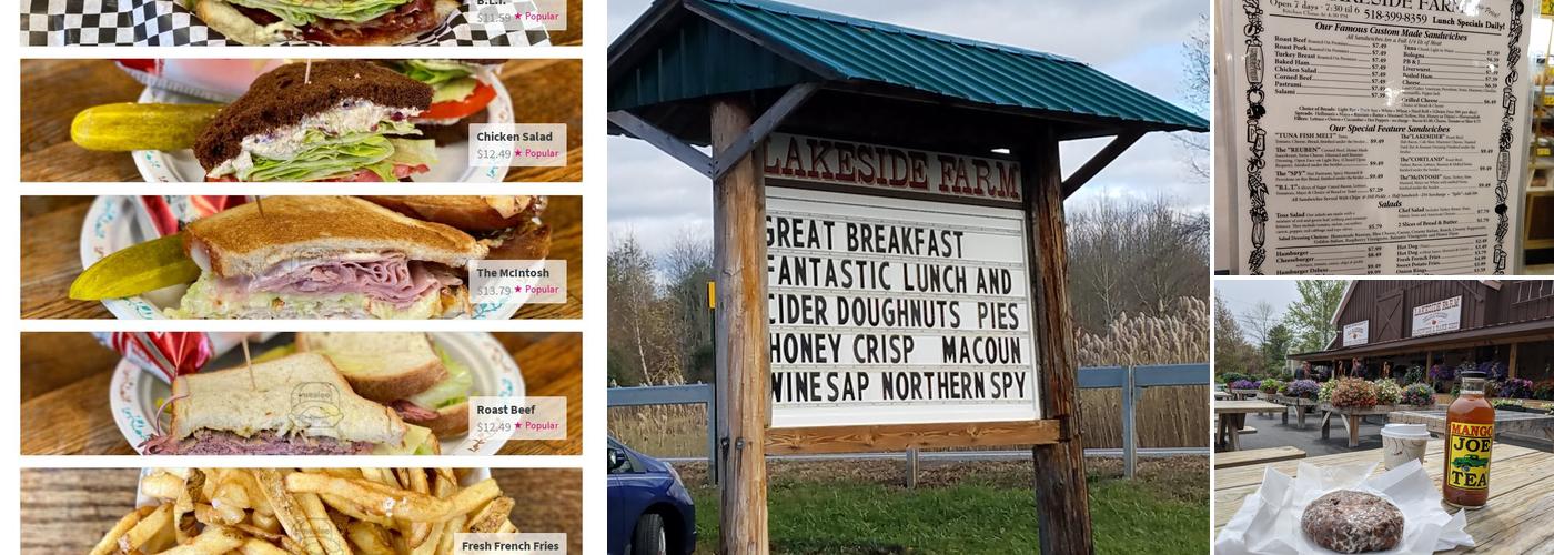 Lakeside Farms Menu