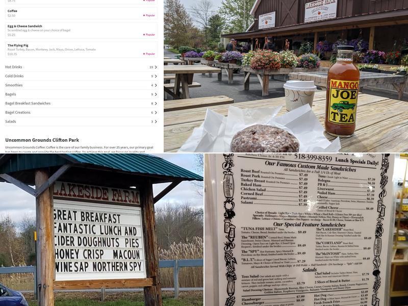 Lakeside Farms Menu
