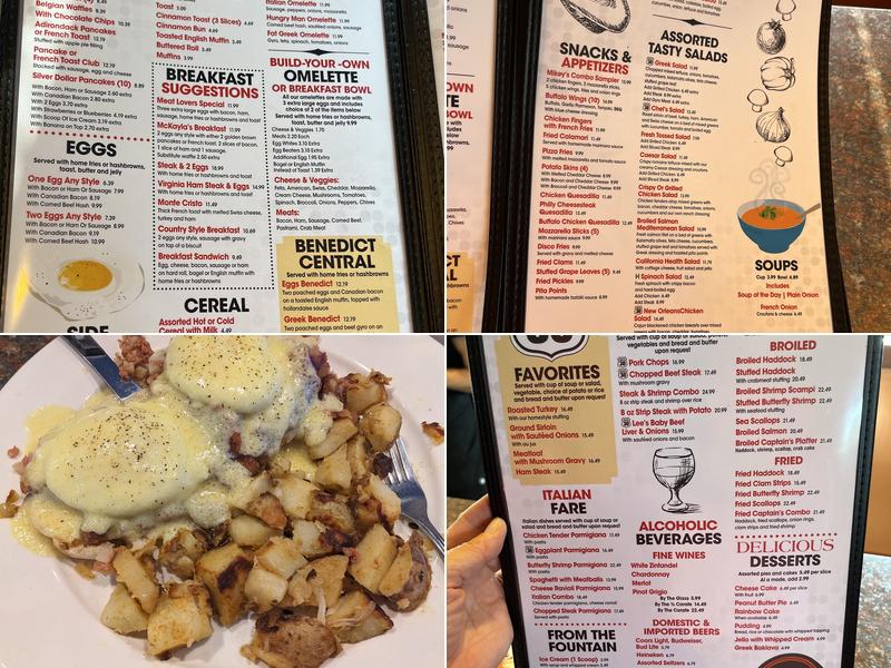 Amsterdam Diner Menu