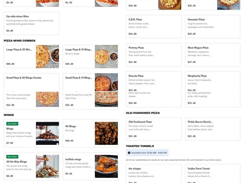 Slice Menu
