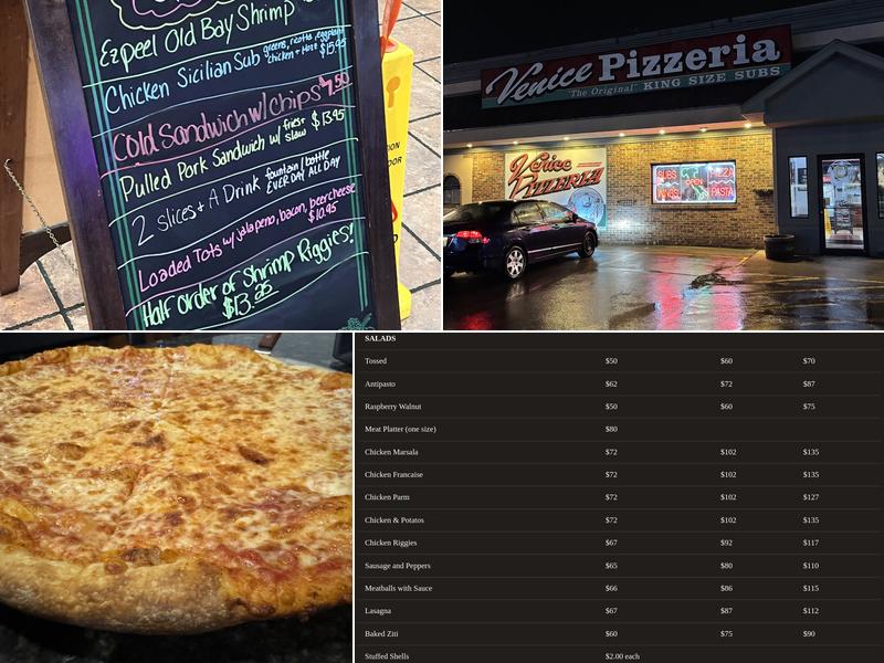 Venice Pizzeria Menu