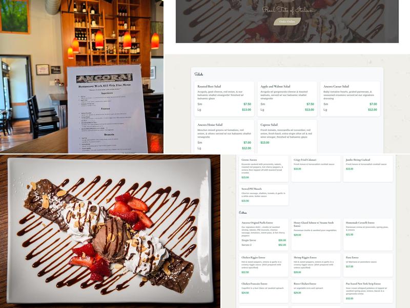 Ancora! Menu