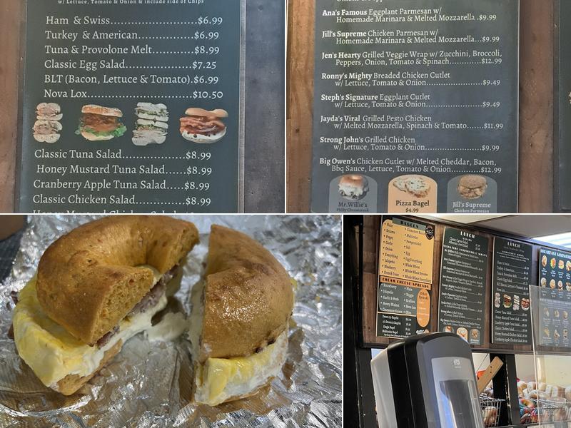 Willie's Bagel Cafe Menu