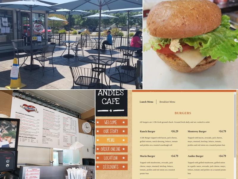 Andie's Café Menu