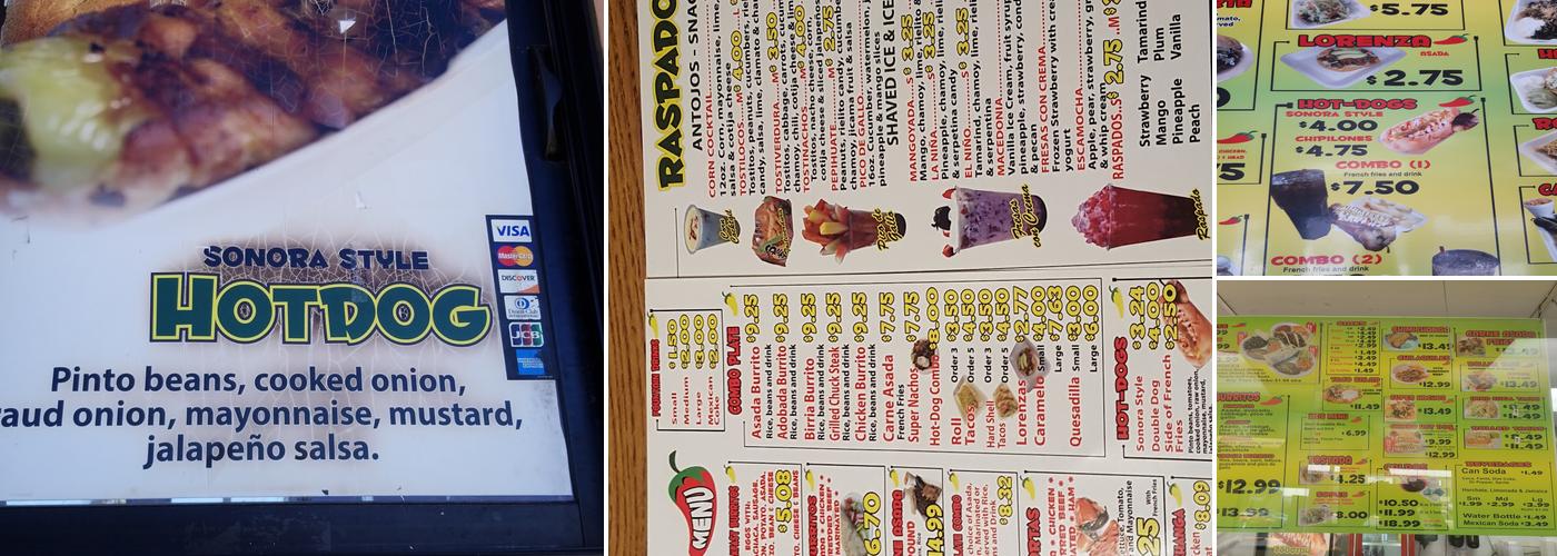 Jason's Mexican Restaurant Menu