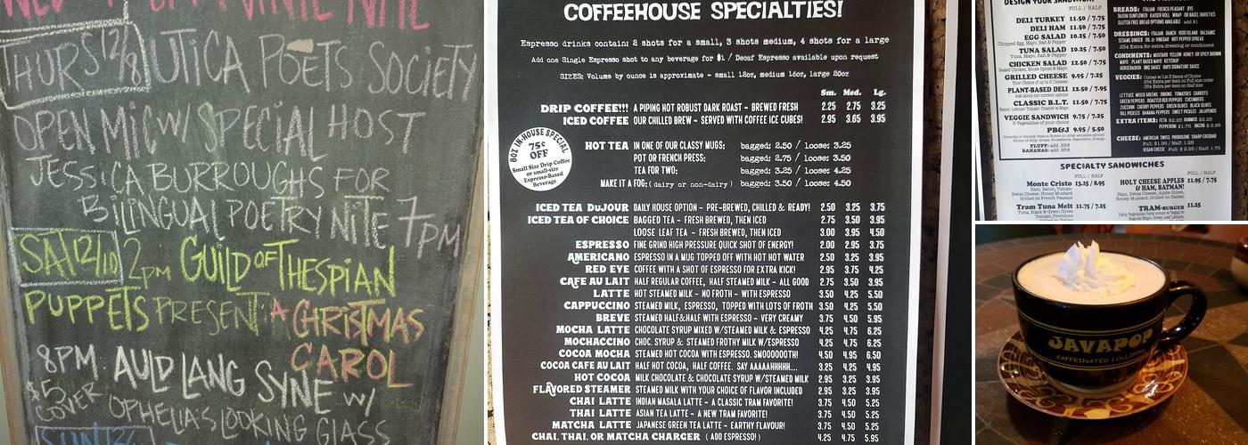 Tramontane Cafe Menu