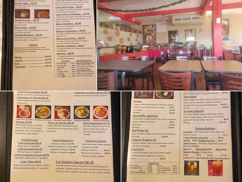 Sabor Salinas Menu