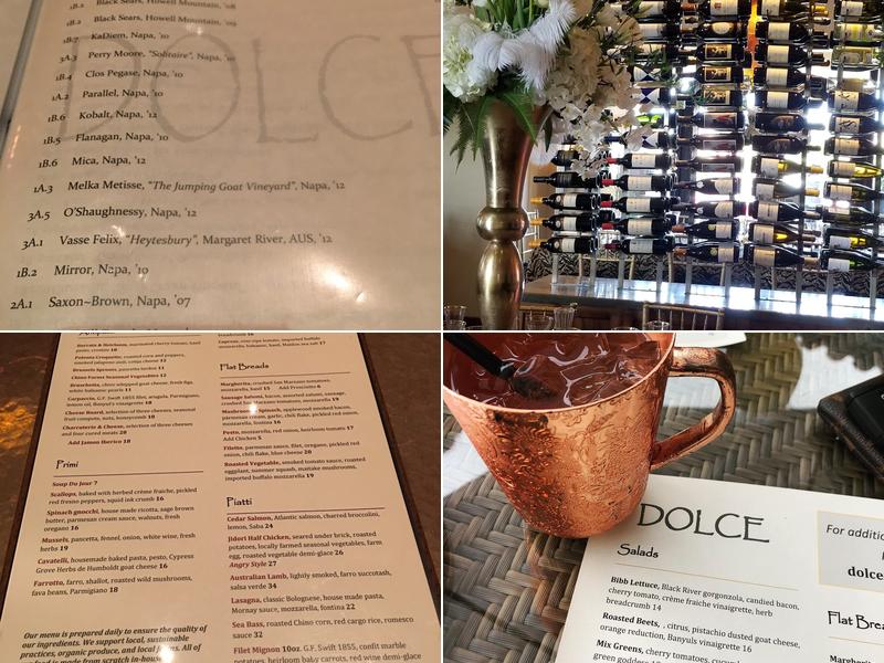 Dolce Menu