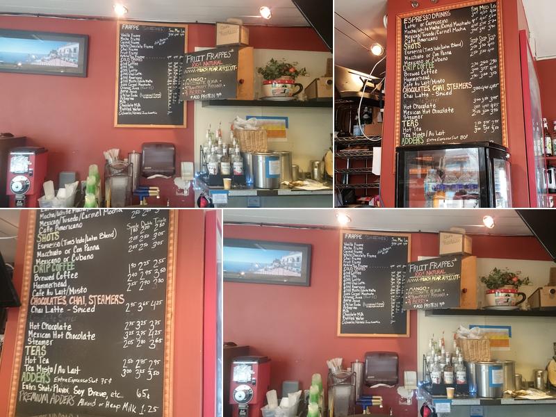 Caffe Positano, Village Menu