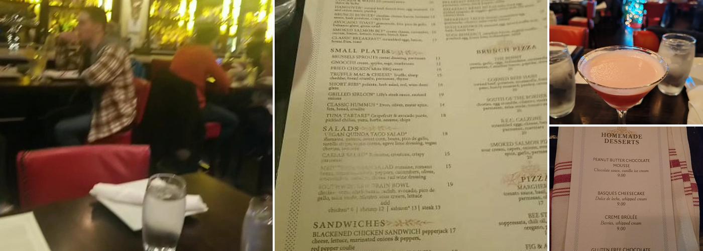 Lilly's Menu