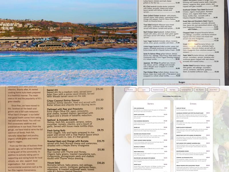 Ki's Restaurant Menu