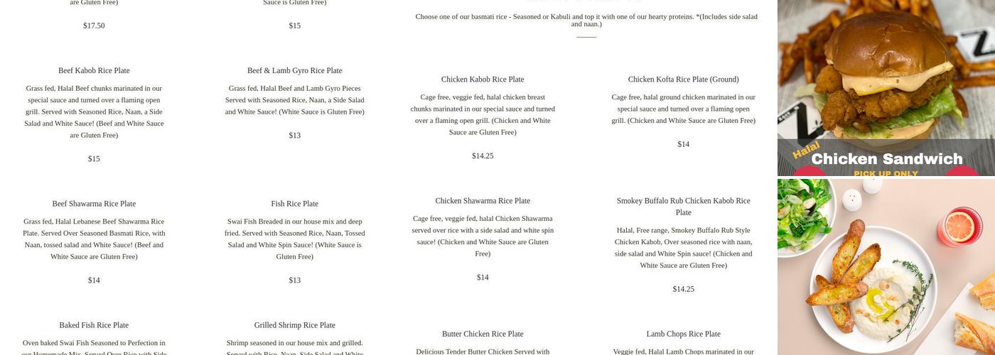 Zaitoon Kitchen Menu