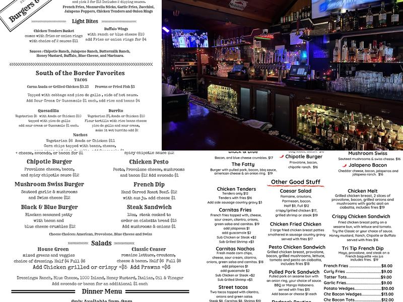 Henflings of Ben Lomond Menu