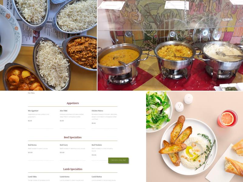 Shalimar Menu