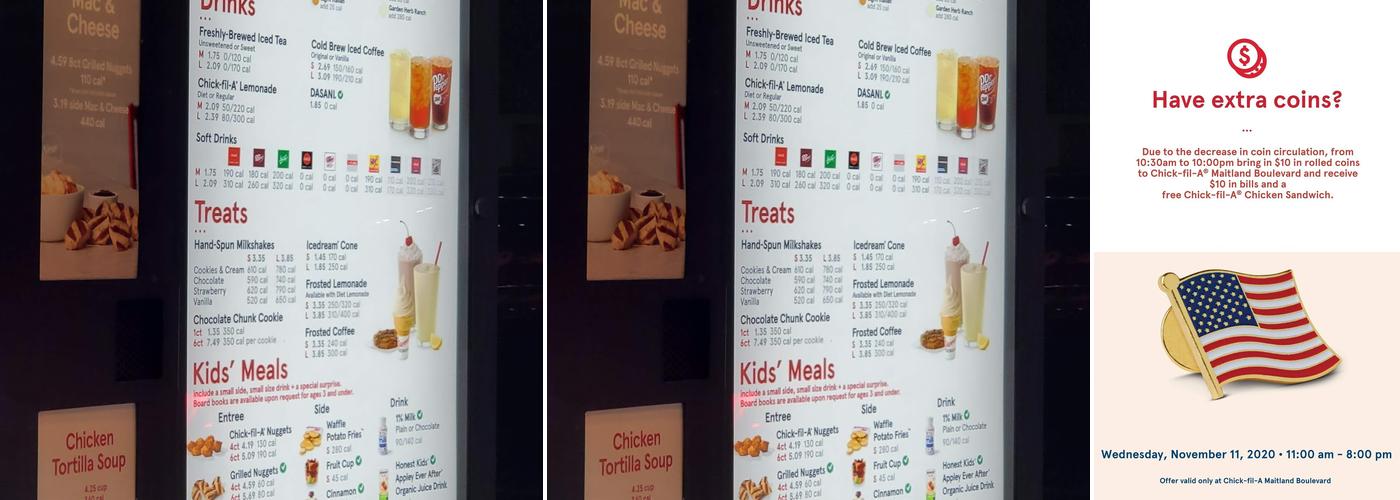 Chick-fil-A Menu