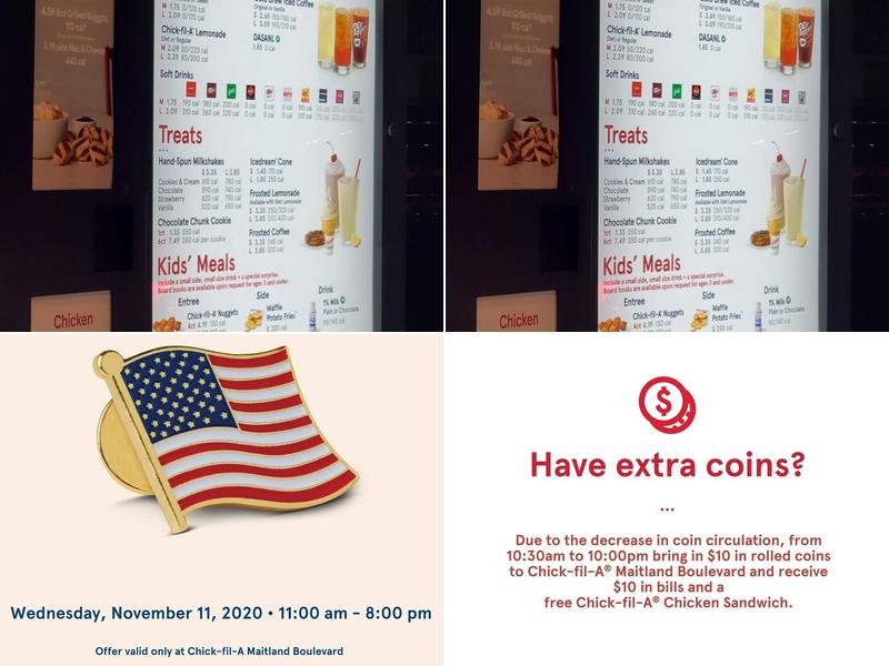 Chick-fil-A Menu
