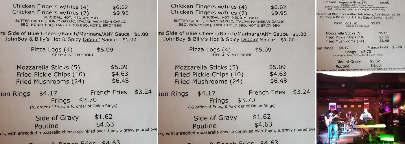 Wagon Wheel Menu