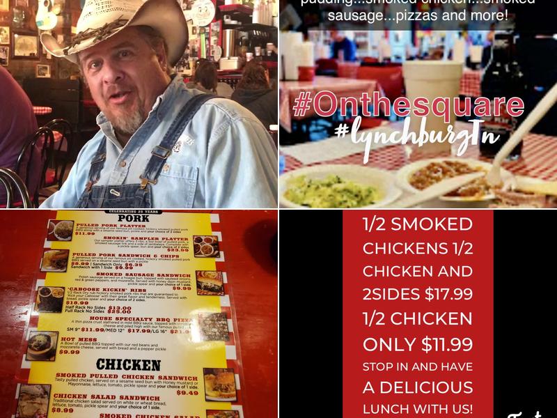 BBQ Caboose Cafe Menu