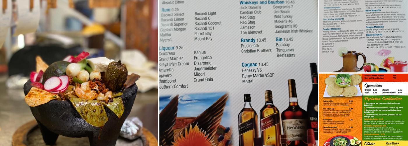 Las Trojas Cantina Menu