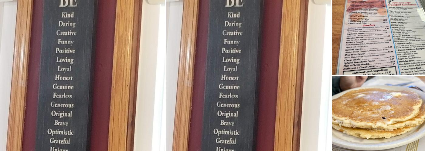 Princess Cafe Menu