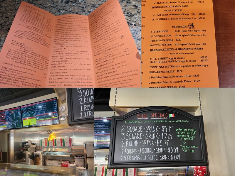 Nirchi's Pizza Menu
