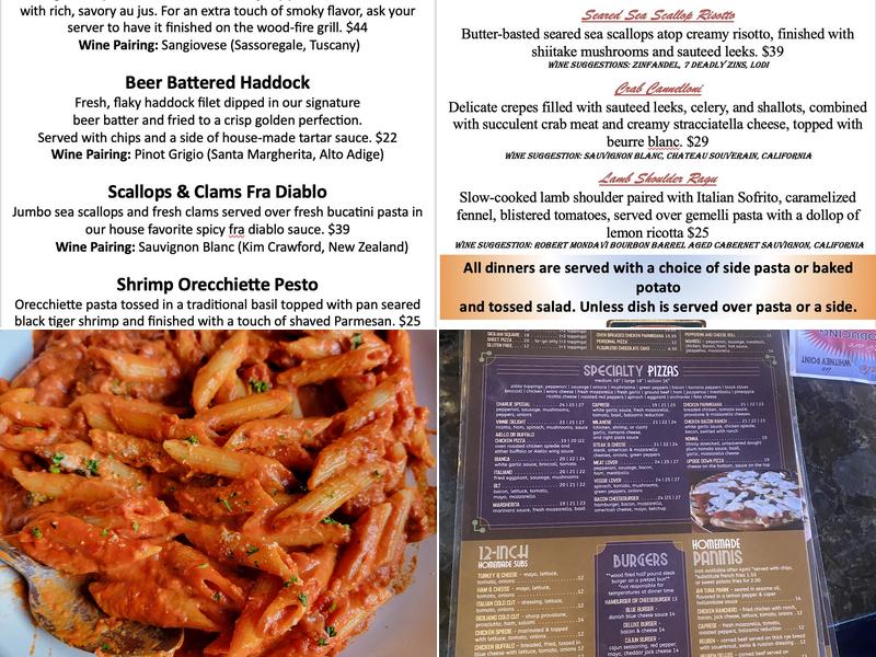 Aiello's Ristorante Menu