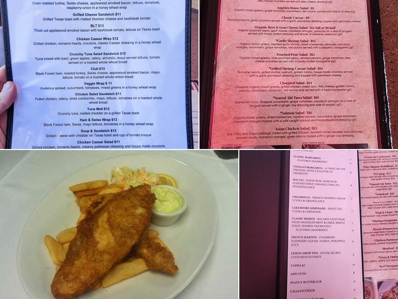 Angela's Kitchen Menu