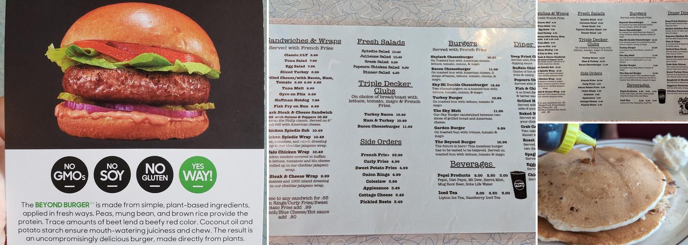 Skylark Diner Menu