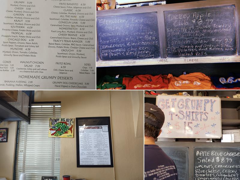 Grumpy Dog Menu