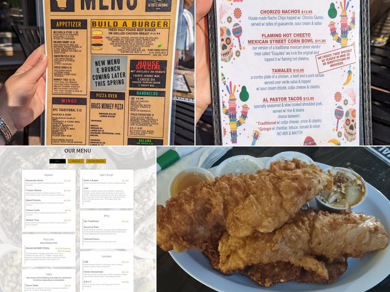 Brass Monkey Pub | West Allis Menu