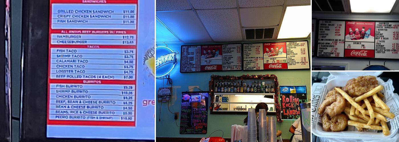 Mr Fish Fish & Chips Menu