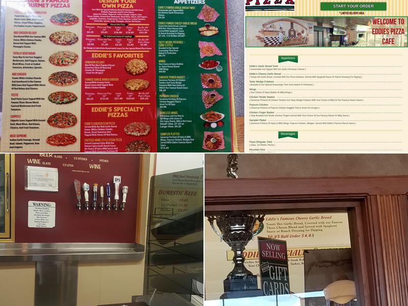 Eddie's Pizza Cafe Menu