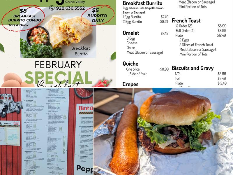 Pepperjacks of Chino Valley Menu