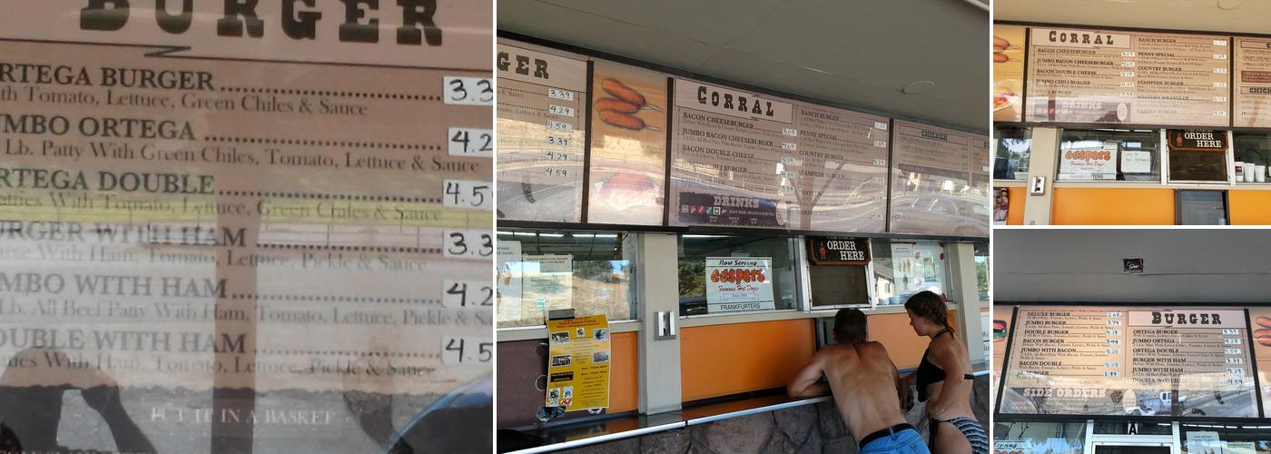 Webster's Country Burger Drive-in Menu