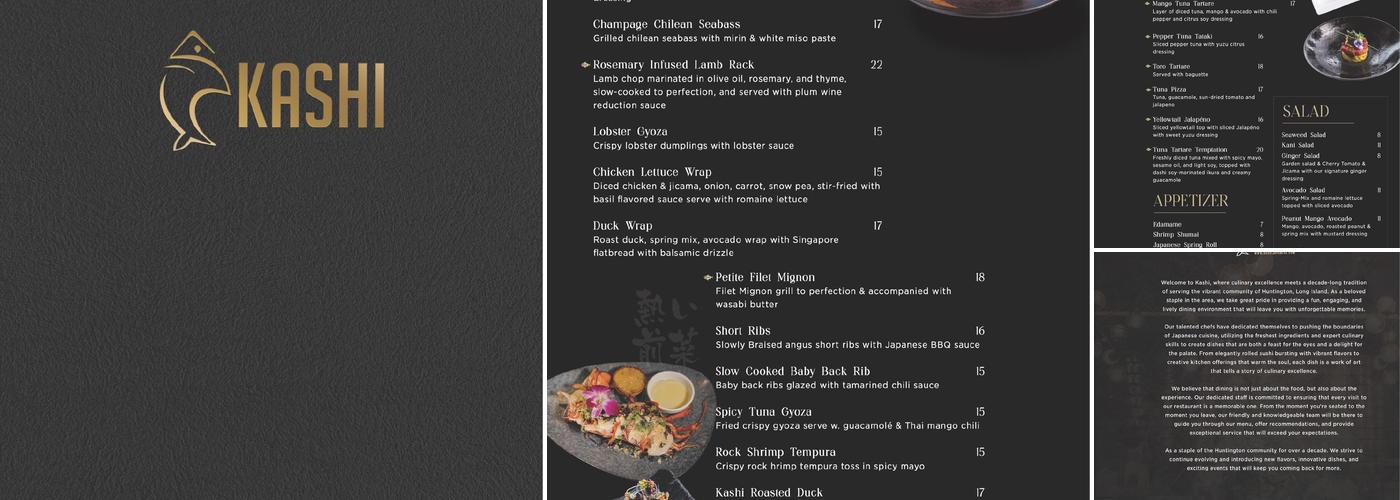 Kashi Menu