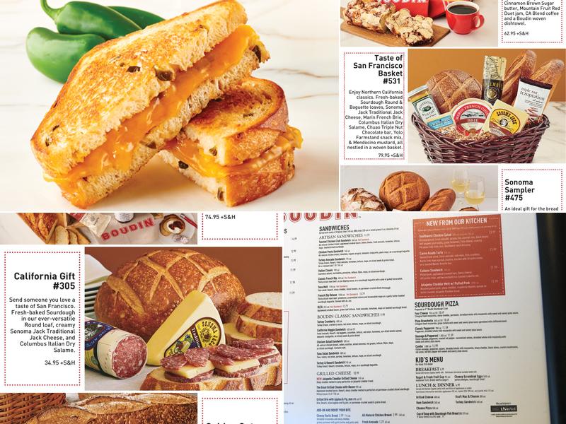 Boudin SF Menu