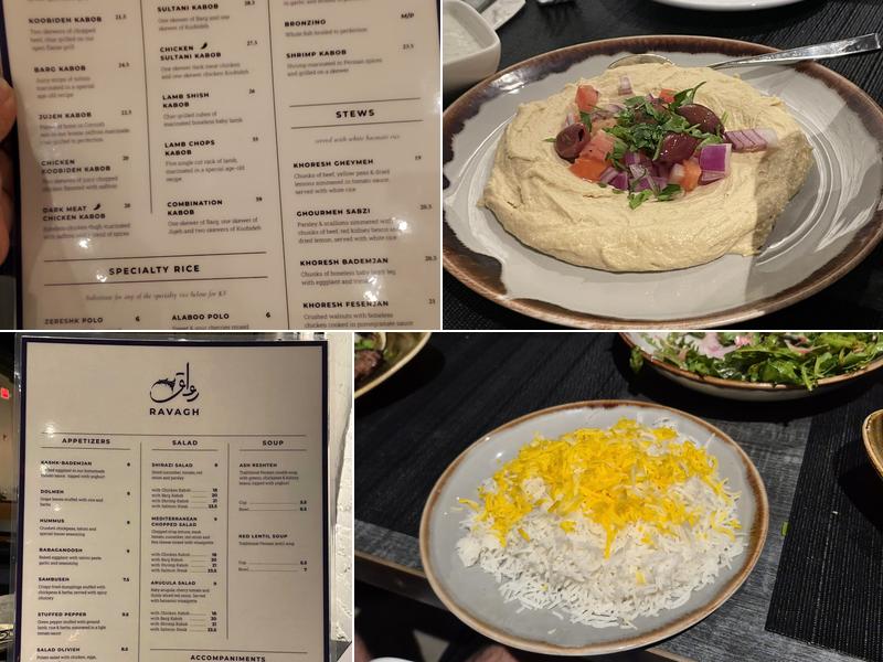 Ravagh Persian Grill Menu