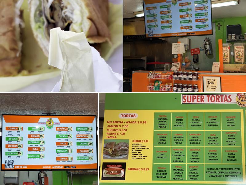 Super Tortas Chilangas Lodi Avenue Menu