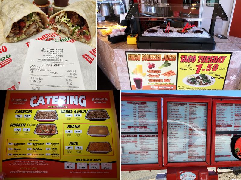 El Forastero Méxican Food Menu