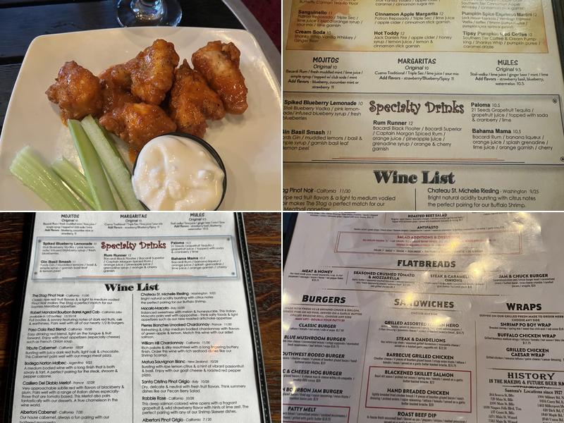 Santora's Pizza Pub & Grill Menu