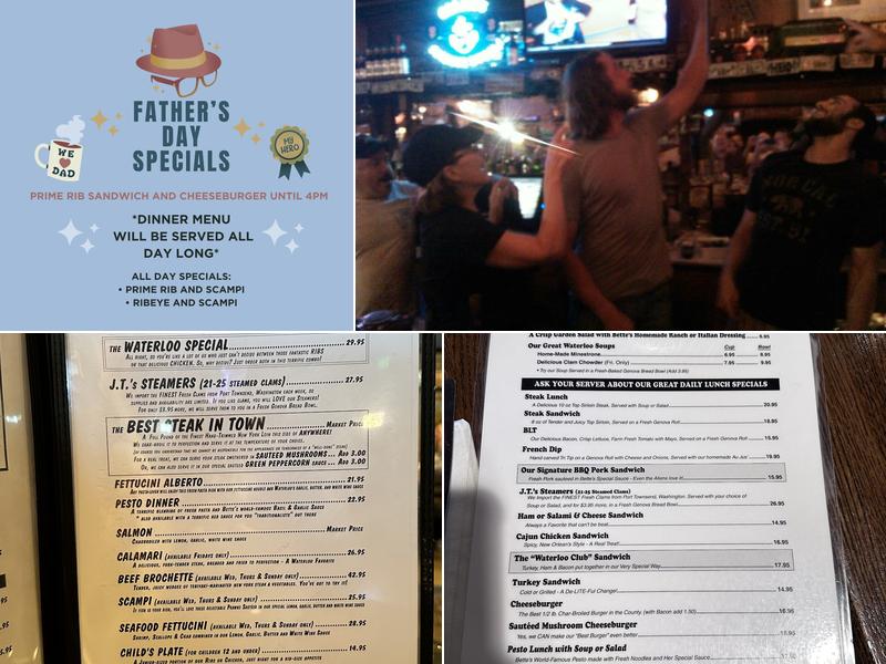 The Waterloo Restaurant Menu