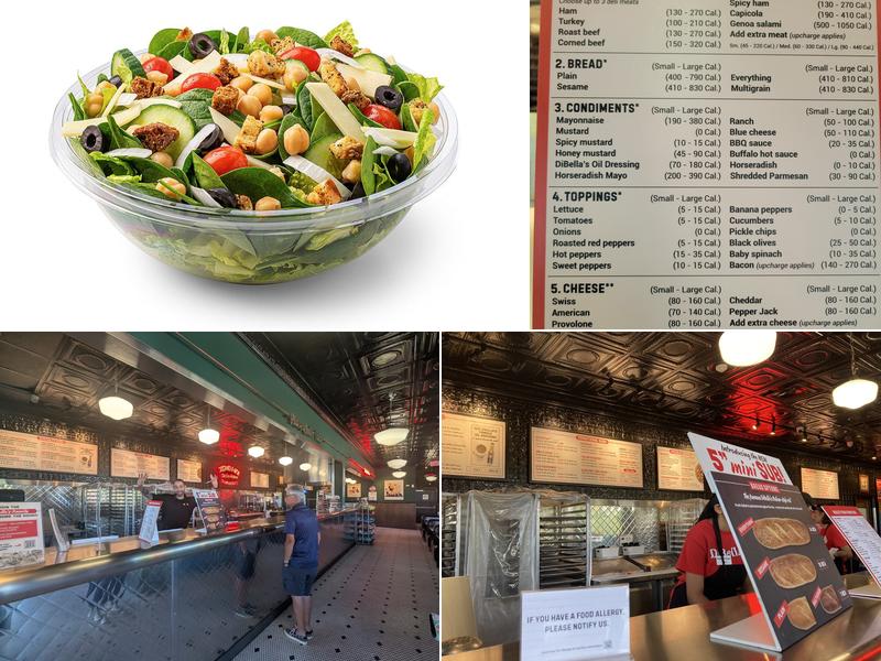 DiBella's Subs Menu